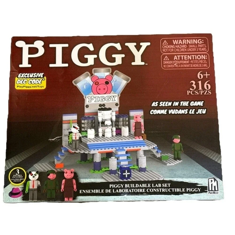 PIGGY BUILDABLE LAB SET WITH EXCLUSIVE DLC Code 316 PIECES BRAND NEW B16